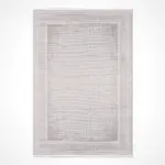 Blera Çerçeveli Krem Akrilik Makine Halısı - Görsel 2