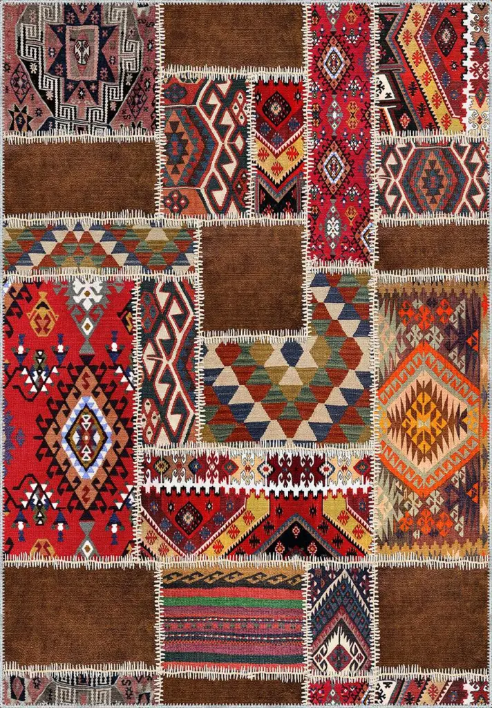 Traditional,Rug,Patchwork,Decoratä±on,Carpet