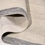 Sovana Modern Bej Pamuk ve Polip Kaydırmaz Taban Makine Halısı - Görsel 4