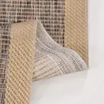 Fabro Modern Kahverengi Pamuk ve Polip Kaydırmaz Taban Makine Halısı - Görsel 3