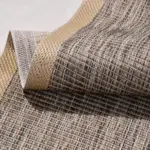 Fabro Modern Kahverengi Pamuk ve Polip Kaydırmaz Taban Makine Halısı - Görsel 5