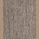 Fabro Modern Kahverengi Pamuk ve Polip Kaydırmaz Taban Makine Halısı