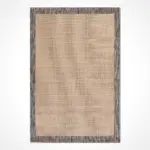 Rosia Modern Krem Pamuk ve Polip Kaydırmaz Taban Makine Halısı - Görsel 2