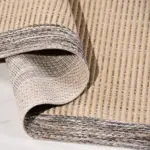 Rosia Modern Krem Pamuk ve Polip Kaydırmaz Taban Makine Halısı - Görsel 4