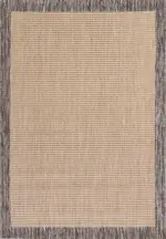 Rosia Modern Krem Pamuk ve Polip Kaydırmaz Taban Makine Halısı