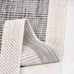 Sarzana Modern Gri Pamuk ve Polip Kaydırmaz Taban Makine Halısı - Görsel 3