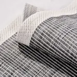 Sarzana Modern Gri Pamuk ve Polip Kaydırmaz Taban Makine Halısı - Görsel 5