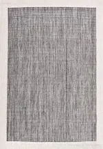 Sarzana Modern Gri Pamuk ve Polip Kaydırmaz Taban Makine Halısı