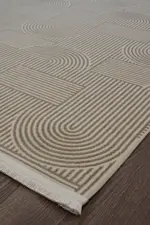 Gorbio Modern Vizon Bohem Modeli Akrilik Makine Halısı - Görsel 2