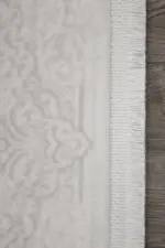 Acaya Çerçeveli Krem Akrilik Makine Halısı - Görsel 3