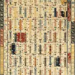 Paterona Figürlü Multi Yün Hav İplik Pamuk Atkılı Makine Halısı