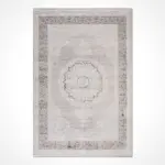 Pulica Klasik Göbekli Bej Akrilik ve Polyester Makine Halısı - Görsel 2