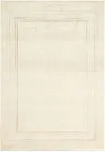 Molinella Çerçeveli Krem Akrilik ve Polyester Makine Halısı