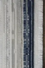 Hanbury Çerçeveli Krem Akrilik Makine Halısı - Görsel 3