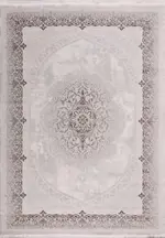 Gualdo Klasik Göbekli Krem Akrilik Makine Halısı