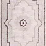 Preti Klasik Krem Akrilik Makine Halısı