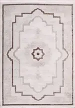 Preti Klasik Krem Akrilik Makine Halısı