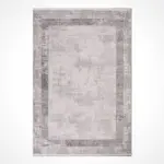 Metato Çerçeveli Gri Akrilik Makine Halısı - Görsel 2