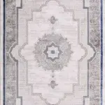 Casoli Klasik Göbekli Gri Akrilik Makine Halısı