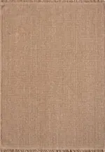 Vicari Modern Kahverengi Polipropilen Pamuk Tabanlı Makine Halısı