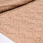 Chiusa Geometrik Kahverengi Polipropilen Pamuk Tabanlı Makine Halısı - Görsel 5