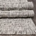 Chianti Modern Gri Polipropilen Pamuk Tabanlı Makine Halısı - Görsel 6