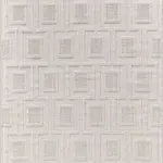 Savino Geometrik Krem Polipropilen Pamuk Tabanlı Makine Halısı