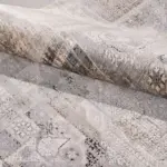 Arluno Klasik Göbekli Krem Akrilik ve Viskon Makine Halısı - Görsel 5