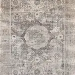 Arluno Klasik Göbekli Krem Akrilik ve Viskon Makine Halısı