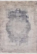 Lonate Klasik Göbekli Krem Akrilik ve Viskon Makine Halısı