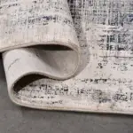 Samarate Modern Krem Akrilik ve Viskon Makine Halısı - Görsel 4