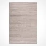 Tradate Çizgili Krem Polyester Kaydırmaz Taban Makine Halısı - Görsel 2