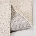 Galizia Modern Bej Polyester Kaydırmaz Taban Makine Halısı - Görsel 3