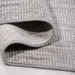 Bitetto Modern Gri Polyester Bukle Makine Halısı - Görsel 4