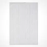 Busseto Geometrik Beyaz Polyester Kaydırmaz Taban Makine Halısı - Görsel 2