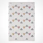 Ravara Geometrik Multi Polyester Kaydırmaz Taban Makine Halısı - Görsel 2