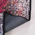 Breda Klasik Göbekli Multi Polyester ve Pamuklu Kaydırmaz Tabanlı Dijital Baskı Halı - Görsel 5