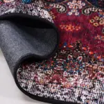 Breda Klasik Göbekli Multi Polyester ve Pamuklu Kaydırmaz Tabanlı Dijital Baskı Halı - Görsel 3