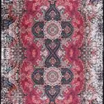 Breda Klasik Göbekli Multi Polyester ve Pamuklu Kaydırmaz Tabanlı Dijital Baskı Halı