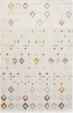 Callow Modern Krem Akrilik Makine Halısı