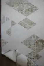 Luart Modern Krem Akrilik Makine Halısı - Görsel 4