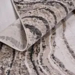 Albiena Modern Krem Akrilik ve Polyester Makine Halısı - Görsel 5