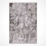 Neviano Modern Gri Akrilik ve Polyester  Makine Halısı - Görsel 2