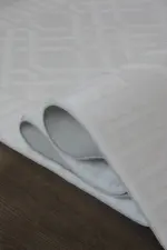 Widnes Modern Krem Akrilik Makine Halısı - Görsel 6