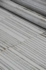 Antrie Modern Krem Polyester Makine Halısı - Görsel 7