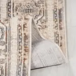 Goito Çerçeveli Krem Polipropilen ve Polyester Makine Halısı - Görsel 3