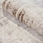 Goito Çerçeveli Krem Polipropilen ve Polyester Makine Halısı - Görsel 5