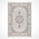 Asola Klasik Göbekli Krem Polipropilen ve Polyester Makine Halısı - Görsel 2