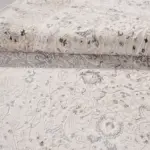 Sona Çerçeveli Krem Polipropilen ve Polyester Makine Halısı - Görsel 5