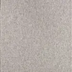 Vobarno Modern Gri Polipropilen Pamuk Tabanlı Makine Halısı